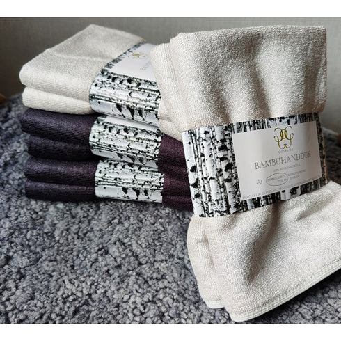 Handduk 100% Bambufrotté, 70x50cm