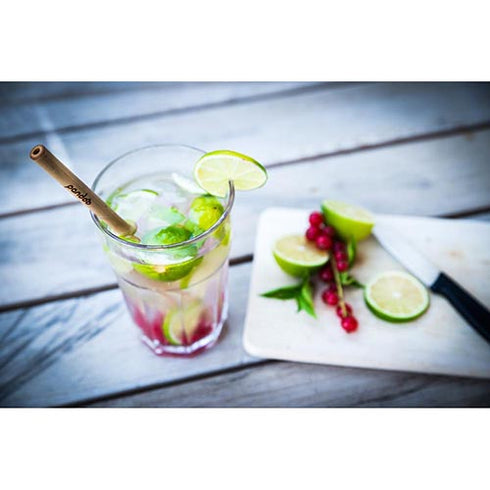 12-pack Bambusugrör Cocktail 14cm