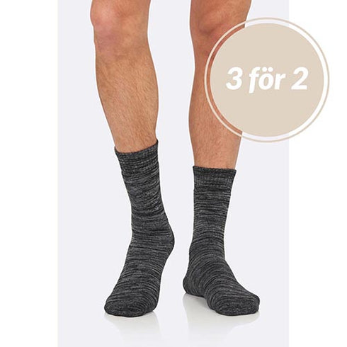 Herrstrumpa, Tjockare Modell i Bambu