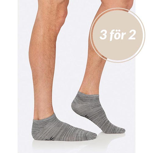 Sneakersstrumpa Herr i Bambu