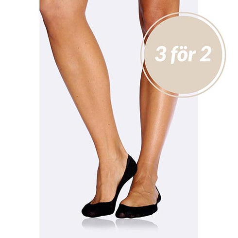 Låg Osynlig Damstrumpa i Bambu