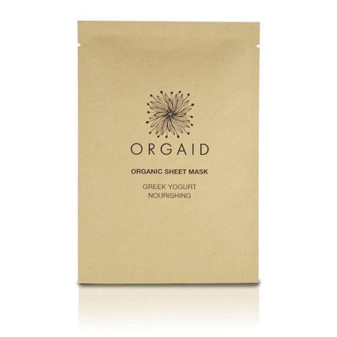 Orgaid - Singel Sheet mask / Arkmask, Grekisk Yoghurt & Närande